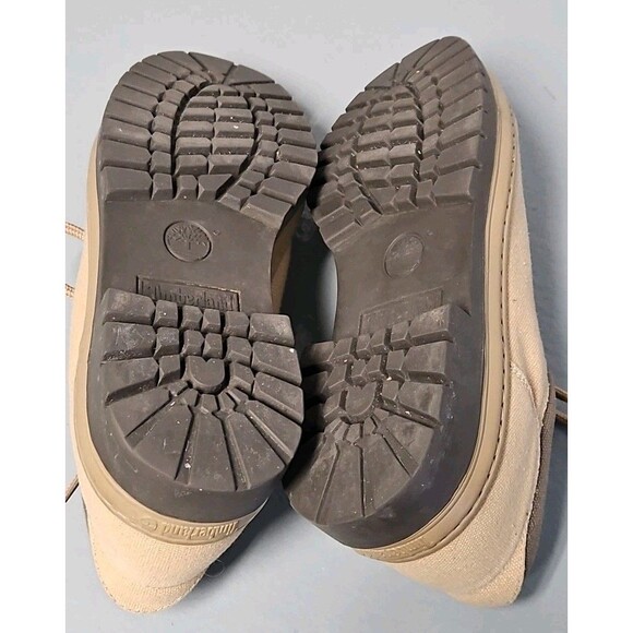 Vintage Timberland Low Cut 67024- Early 2000 Desert Brown Canvas Shoes SZ 11 EUC - Picture 6 of 11